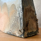 Angular Bottle Vase - Wood Fired - Wide