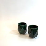 "Oribe" Cups - Twist Faceted • May25 • TH1101