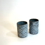 "Straw White" Cups - Carved • May25 • TH1103