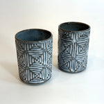 "Straw White" Cups - Carved • May25 • TH1103