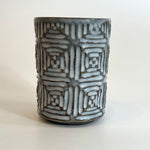 "Straw White" Cups - Carved • May25 • TH1103