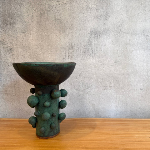 Emerald Bauble Chalice - Tall