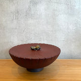 "Lotus Pod" Vase in Ruby