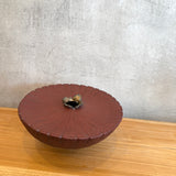 "Lotus Pod" Vase in Ruby