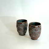 "Shino" Cups - Carved • May25 • TH1106