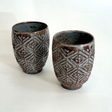 "Shino" Cups - Carved • May25 • TH1106