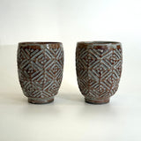"Shino" Cups - Carved • May25 • TH1106