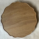 Japanese Wooden Serving Tray - Round