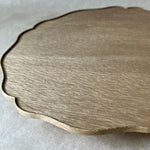 Japanese Wooden Serving Tray - Round