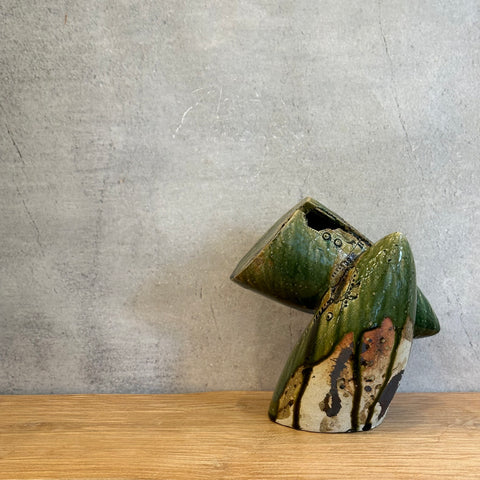 Oribe Ikebana Vase #03 - "Cones" • Oct24