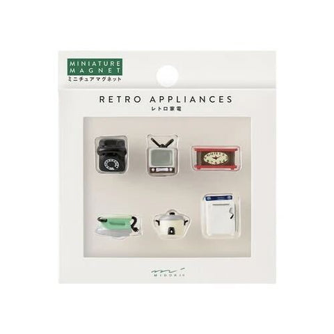 "Retro Appliances" Mini Magnet Set