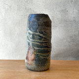 Cylinder Vase - Ash Drip - Medium