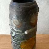 Cylinder Vase - Ash Drip - Medium