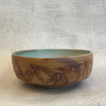 Fruit/Salad Bowl - Chun Glaze - Patterned • Nov24