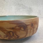 Fruit/Salad Bowl - Chun Glaze - Patterned • Nov24