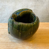 Japanese Oribe Vase - Rounded - Medium