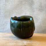 Japanese Oribe Vase - Rounded - Medium