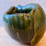 Japanese Oribe Vase - Rounded - Medium