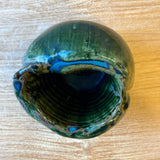 Japanese Oribe Vase - Rounded - Medium
