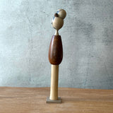 Vintage Kokeshi #111 - "Flower Bun"