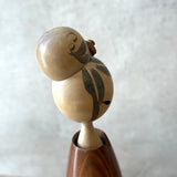 Vintage Kokeshi #111 - "Flower Bun"