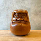 Vintage Wooden "Daruma" Figure - Large