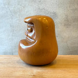 Vintage Wooden "Daruma" Figure - Large