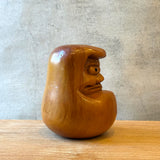 Vintage Wooden "Daruma" Figure - Large