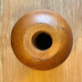 Vintage Wooden "Daruma" Figure - Large