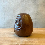Vintage Wooden "Daruma" Figure - Small