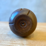 Vintage Wooden "Daruma" Figure - Small