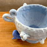 "Blue Frog Trophy" - Ceramic Vessel