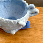 "Blue Frog Trophy" - Ceramic Vessel