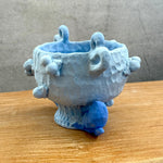 "Blue Frog Trophy" - Ceramic Vessel