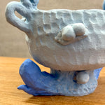 "Blue Frog Trophy" - Ceramic Vessel