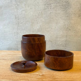 Japanese Vintage Tea Canister - Wooden
