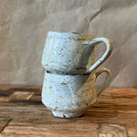 Japanese Ceramic Cups - White Crackle