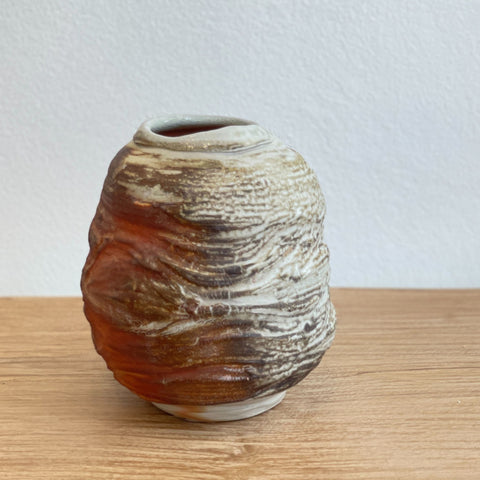 Suvira McDonald - Rounded Wood Fired Vase #7 - 2023