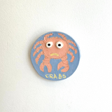"Crabs (Sorry I Gave You)" - Ceramic Wall Art • Jun25