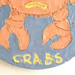 "Crabs (Sorry I Gave You)" - Ceramic Wall Art • Jun25