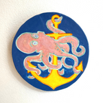 "The Octopus & Anchor" - Ceramic Wall Art • Jun25