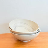 "Snow" Shallow Bowl