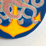 "The Octopus & Anchor" - Ceramic Wall Art • Jun25