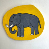 "Elephant (I Didn't Forget)" - Ceramic Wall Art • June25
