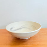 "Snow" Shallow Bowl