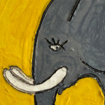 "Elephant (I Didn't Forget)" - Ceramic Wall Art • June25