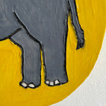 "Elephant (I Didn't Forget)" - Ceramic Wall Art • June25