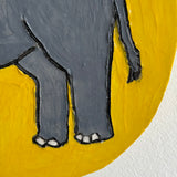 "Elephant (I Didn't Forget)" - Ceramic Wall Art • June25