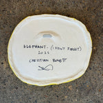 "Elephant (I Didn't Forget)" - Ceramic Wall Art • June25