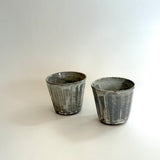 "Kohiki" Cups - Fluted - Dark • May25 • TH1005